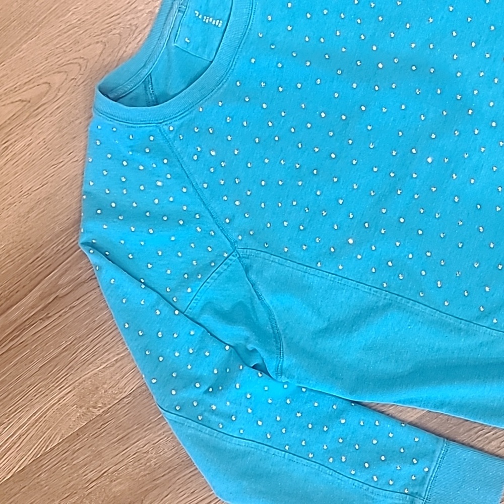 Free With Purchase RJS Sparkle Sweatshirt Womens Large - Picture 3 of 6